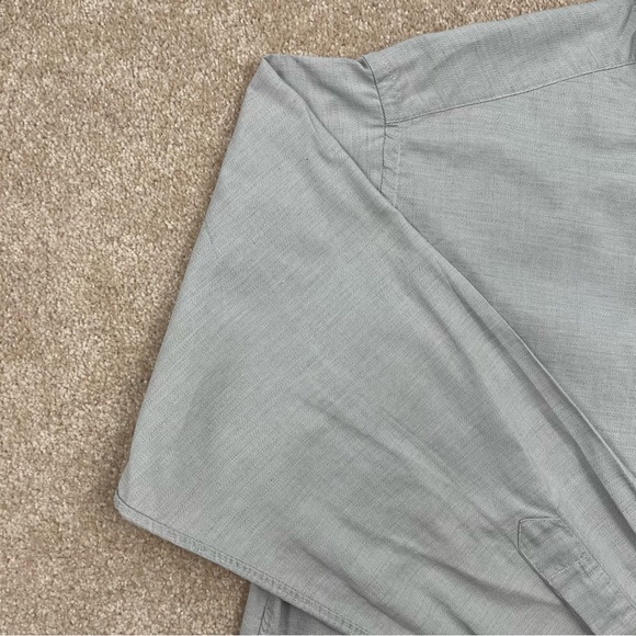 Gitman Bros Shirt Adult 16.5 Gray Button Up Cotton Long Sleeve Dress Shirt Men - Picture 2 of 14